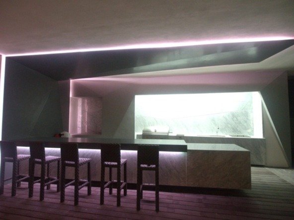 House for sale Isla Dorada Cancun - bar in BBQ area