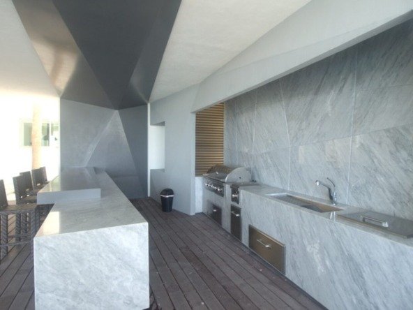 House for sale Isla Dorada Cancún – BBQ bar, side view