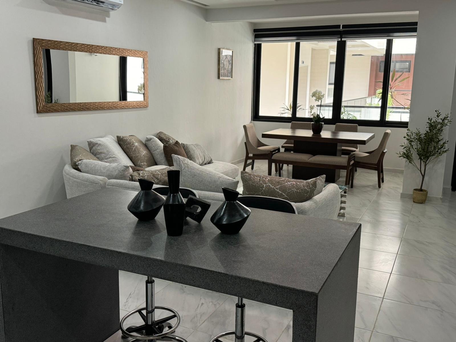 Apartment for sale in Cancún in SM 09 on Av. Bonampak Living-Dining Room