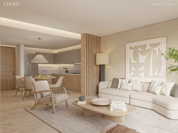 Living Room and Kitchen