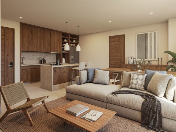 GREENWOOD - LIVING ROOM DINING ROOM KITCHEN