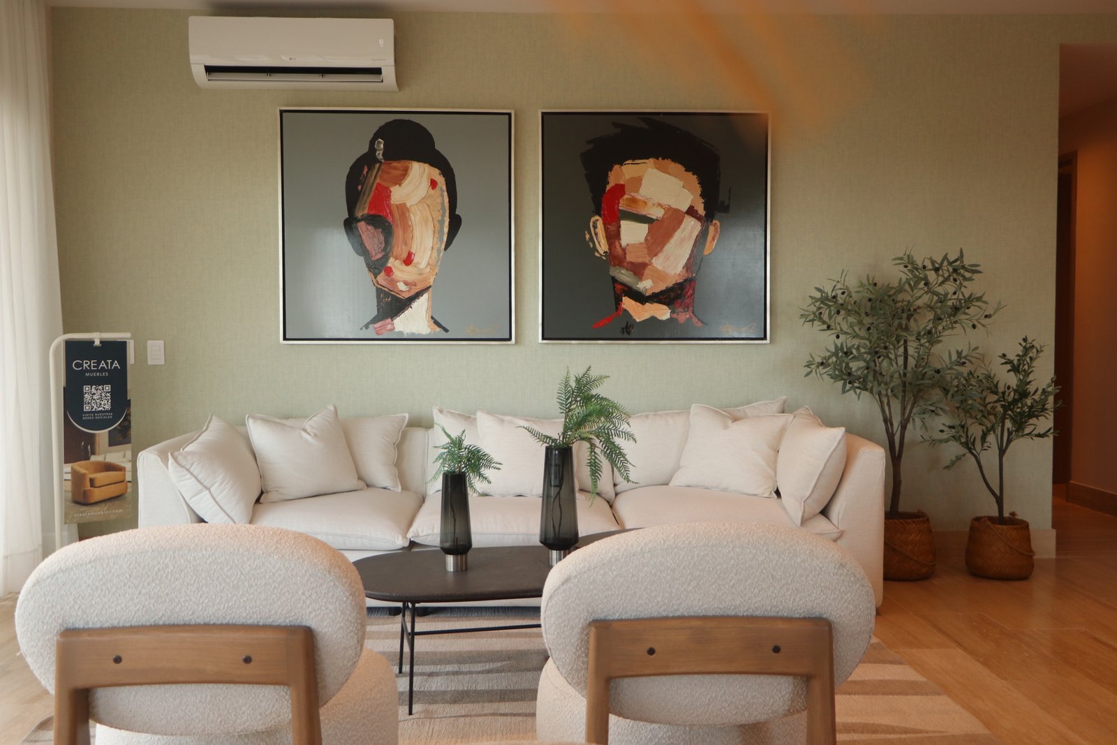 Apartment for Sale in Hodela Cancún Living Room