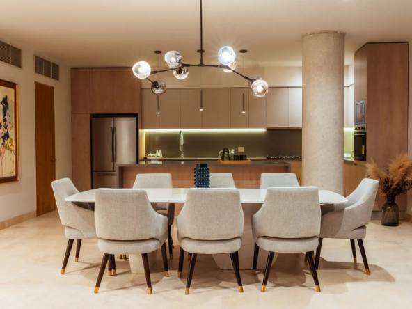 PUERTO CANCUN - APARTMENT FOR SALE ALBA MARINA DINING ROOM