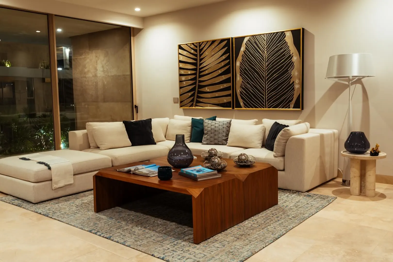 PUERTO CANCUN - APARTMENT FOR SALE ALBA MARINA LIVING ROOM