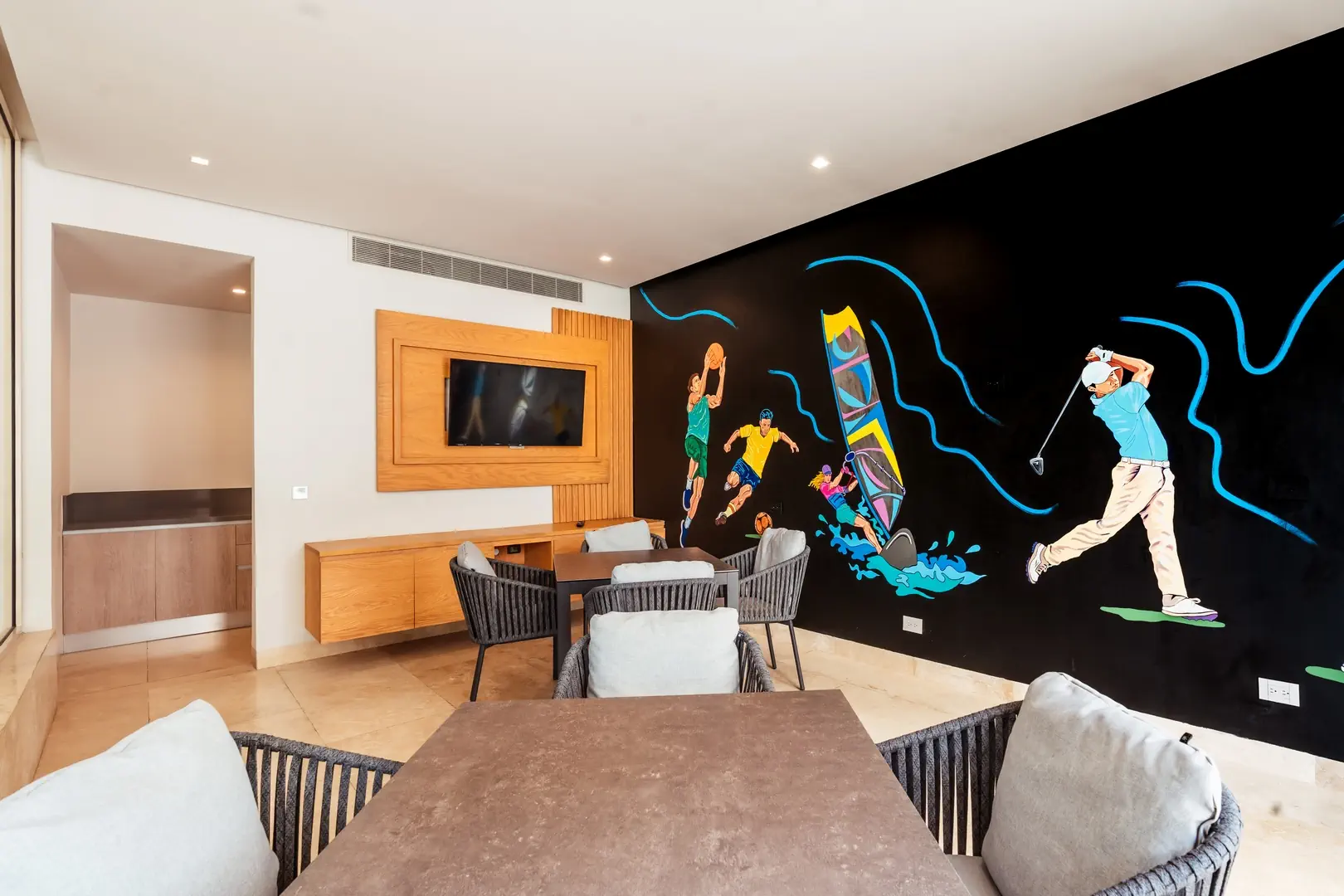 PUERTO CANCUN APARTMENT FOR SALE GAME ROOM