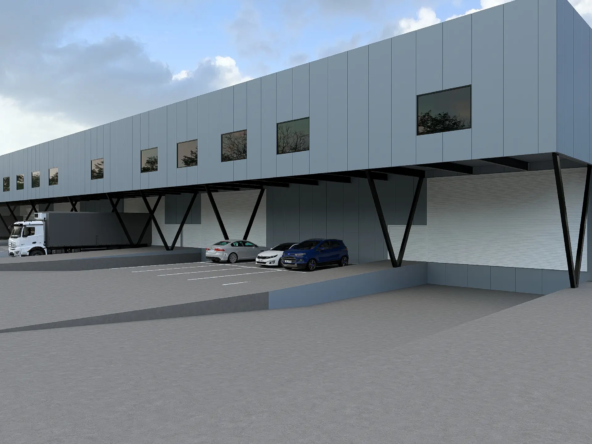 Mezzanine Winery Facade Exterior