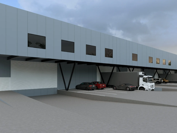 Mezzanine Winery Facade Exterior