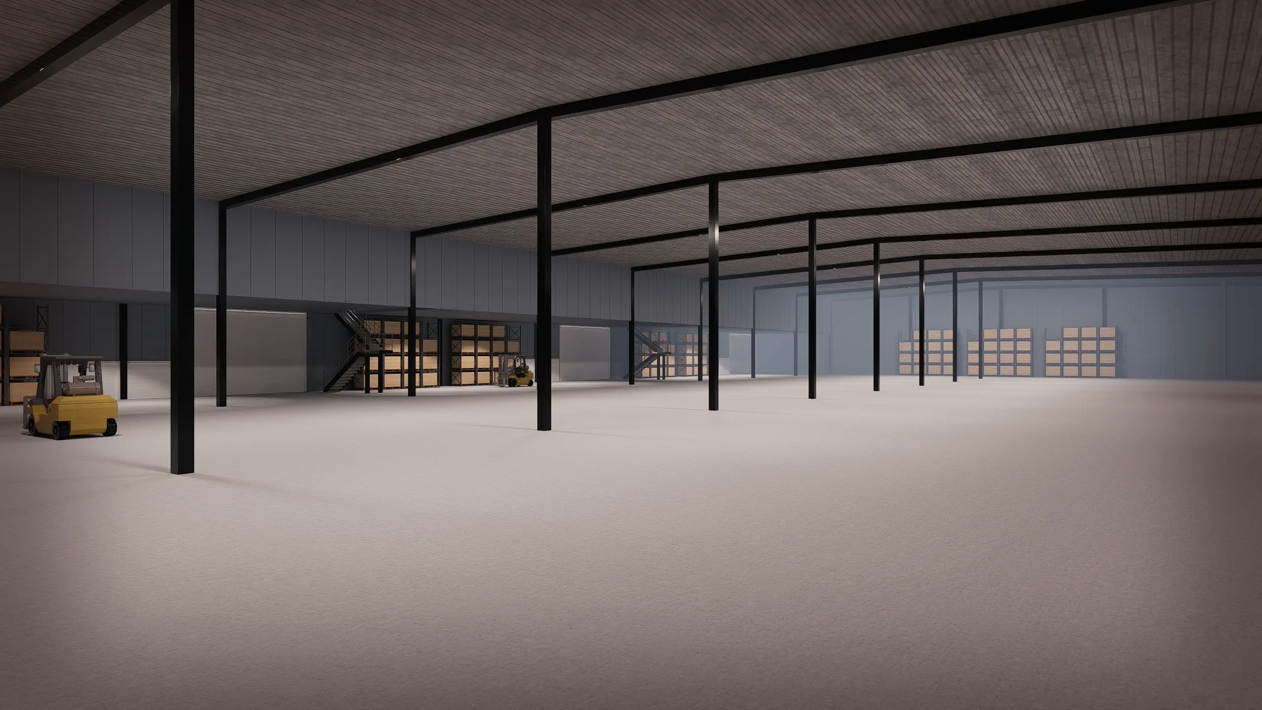 Interior Bodega Mezzanine Interior