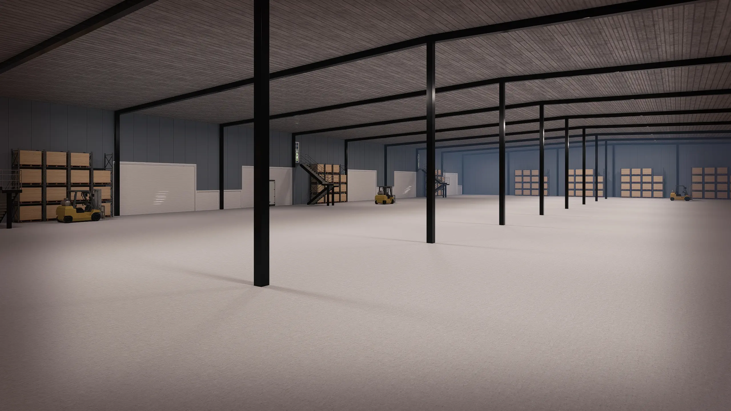 Interior Warehouse Mezzanine Exterior